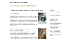 Desktop Screenshot of lerecoursauxforets.org