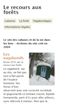 Mobile Screenshot of lerecoursauxforets.org